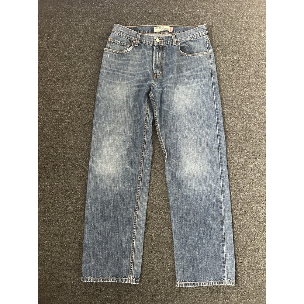 Levi's 559 Relaxed Straight Blue Jeans Mens Size 34x34‎ Denim Pants Work Western